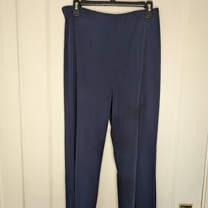 29.5" Inch Waist Blue Navy Women's Leggings Pants 30" Inseem